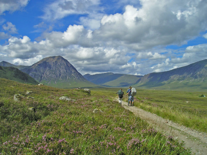 Approaching-Buachaille-Etive-Mor