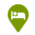 green infographic white bed