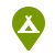 green infographic white tent