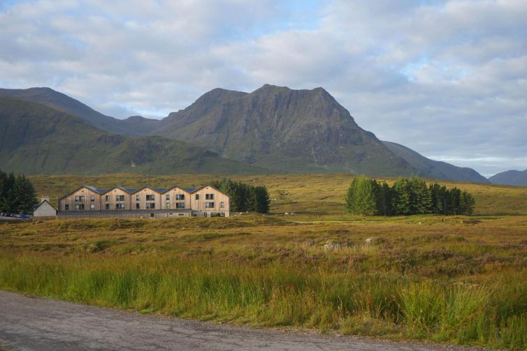 Kingshouse Hotel in landscape