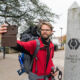 Obelisk at the start of the Way