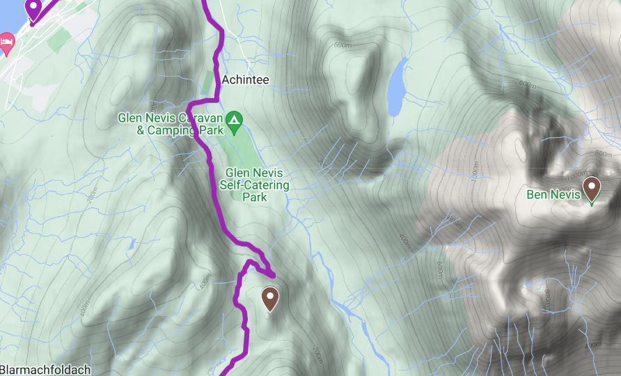 Map of last section of WHW