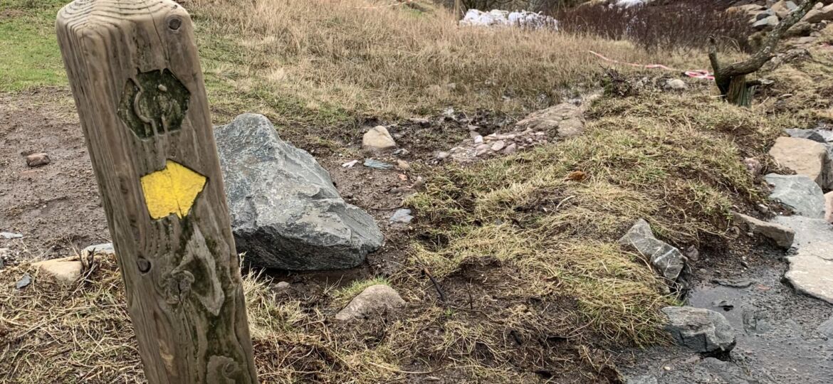 Waymarker on Conic Hill