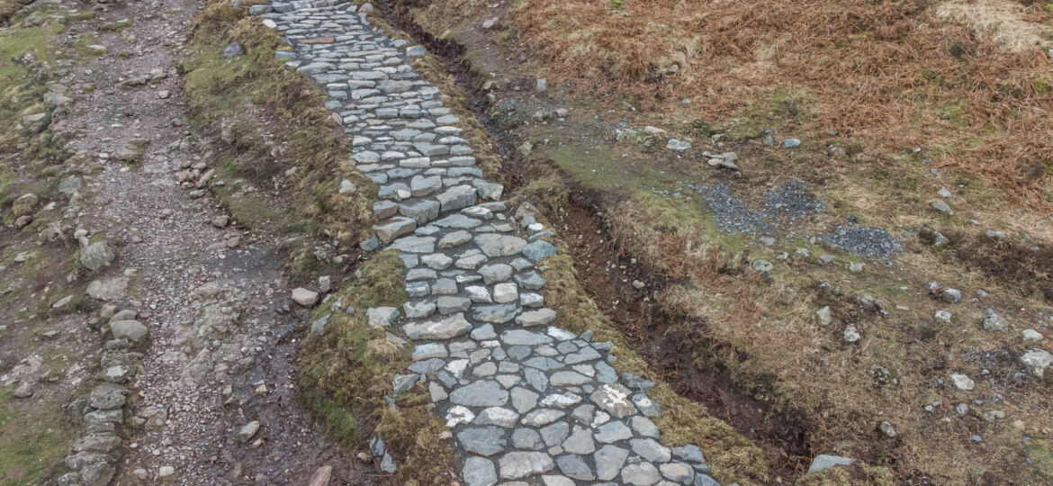 New section of path on Conic HIll