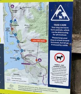 Map of Conic and info on lambing / camping