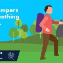 Cool campers leave nothing behind graphic