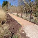 Section of boardwalk on the West Highland Way